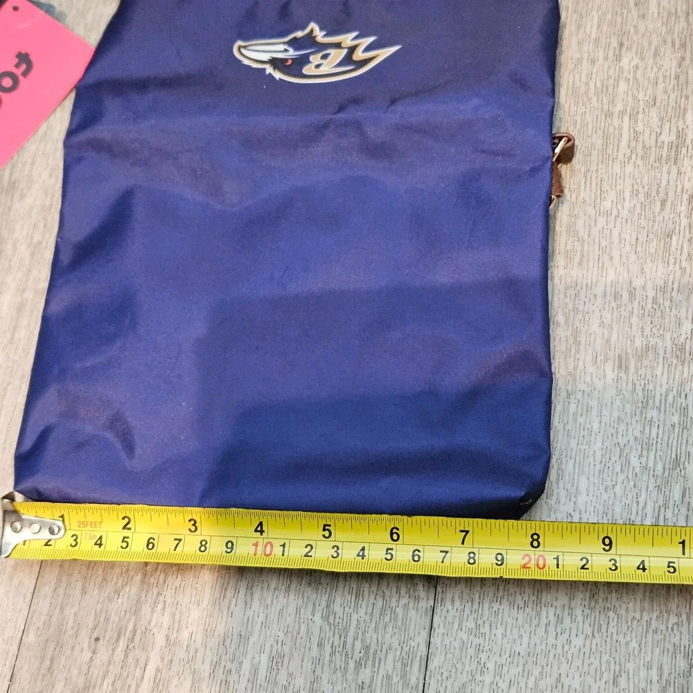 Baltimore Ravens printed fold-over nylon purse wristlet clutch by FOCO NWT